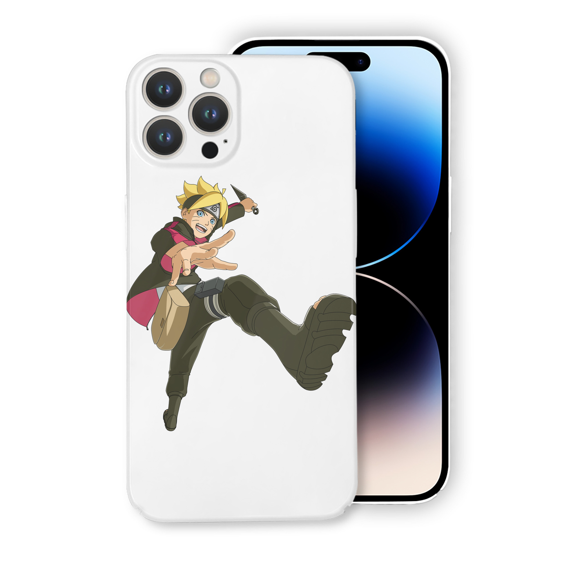 （画像用） NARUTO -ナルト- うずまき ボルト Uzumaki Boruto 【iPhone 14シリーズ対応】ハードケース